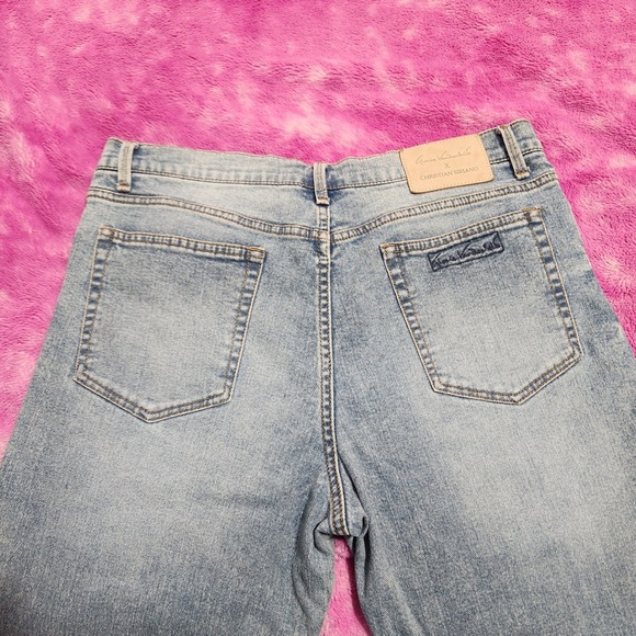 Gloria Vanderbilt x Christian Siriano Jeans Juniors 10 Mid Rise Miles Straight - Picture 12 of 14